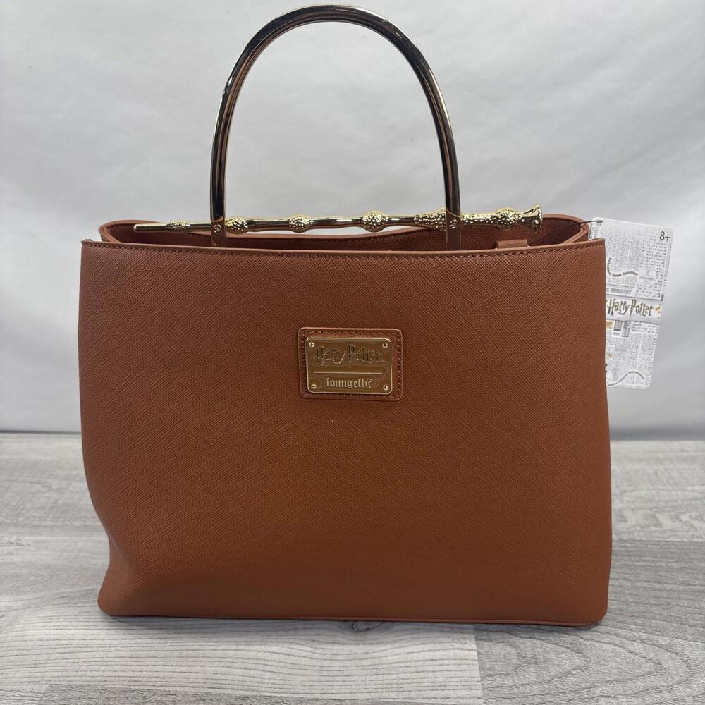 Loungefly Harry Potter Cognac Wand Handbag Exclusive - Picture 4 of 15